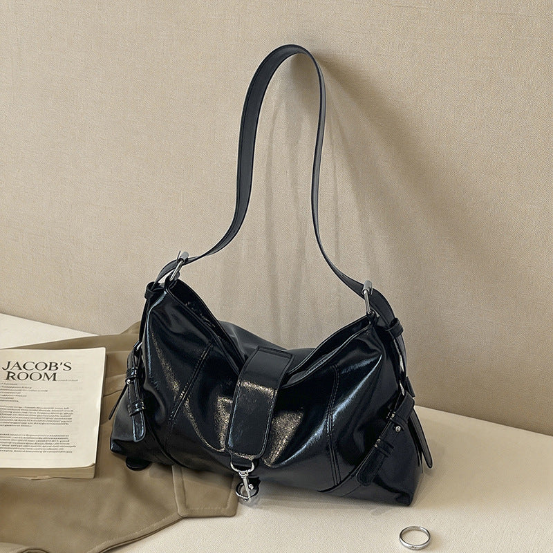 Chic Vegane Leder Schultertasche