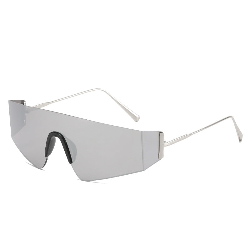 Damen futuristische Oversized-Sonnenbrille Karnz