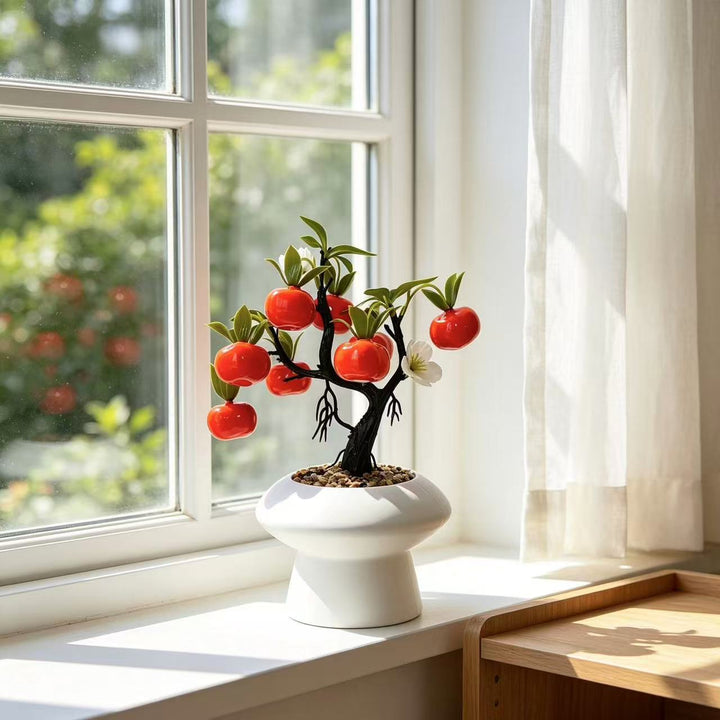 Dekorativer Zitronenbaum Arrangement