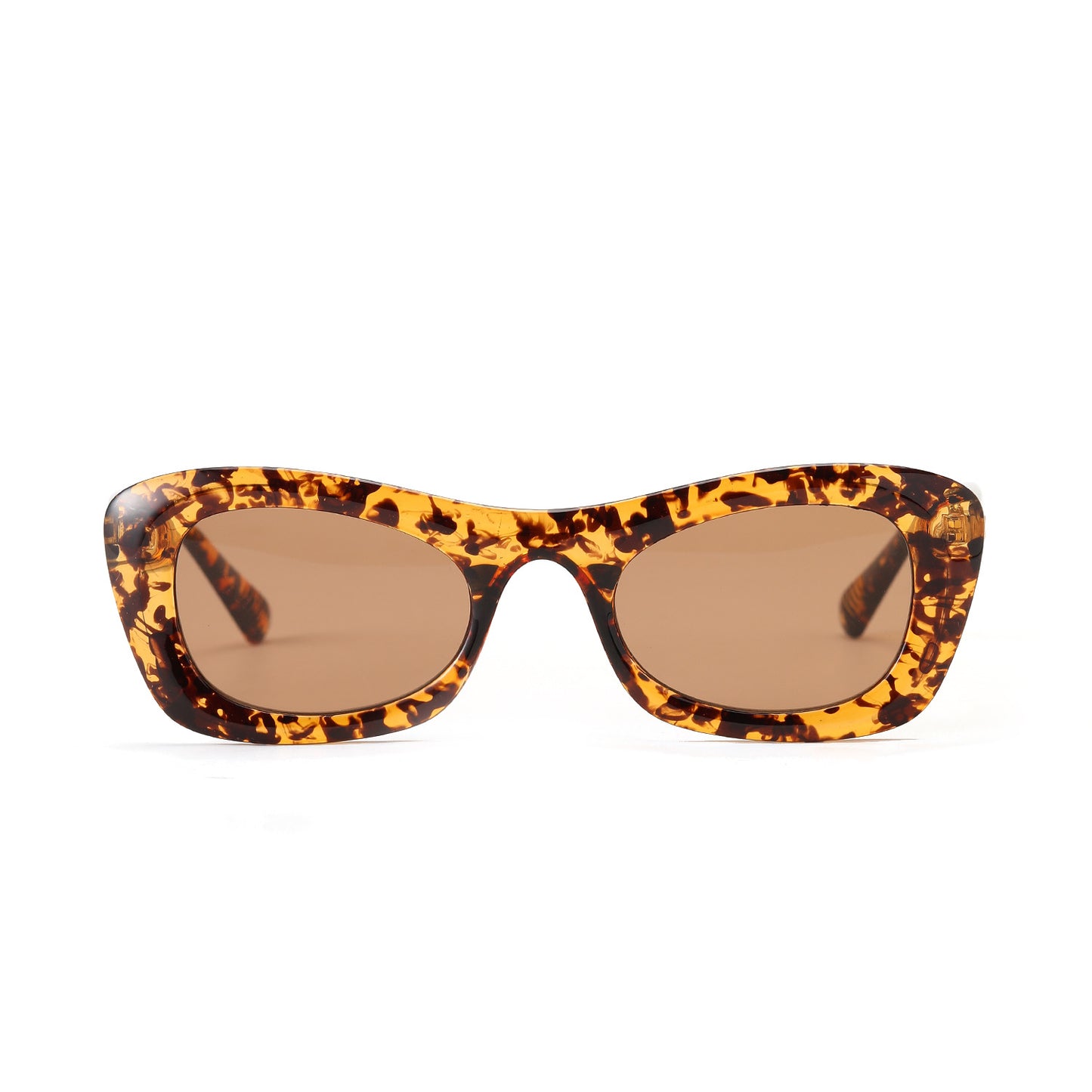 Damen stylische Sonnenbrille im angesagten Geometrie-Design Karnz