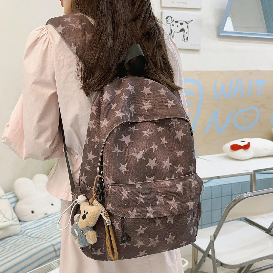 Lässiger Sternen-Print Rucksack Karnz 1791205441