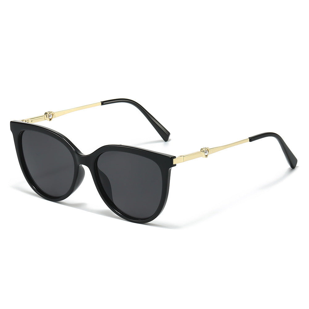 Stylische Übergroße Schmetterlingssonnenbrille Karnz