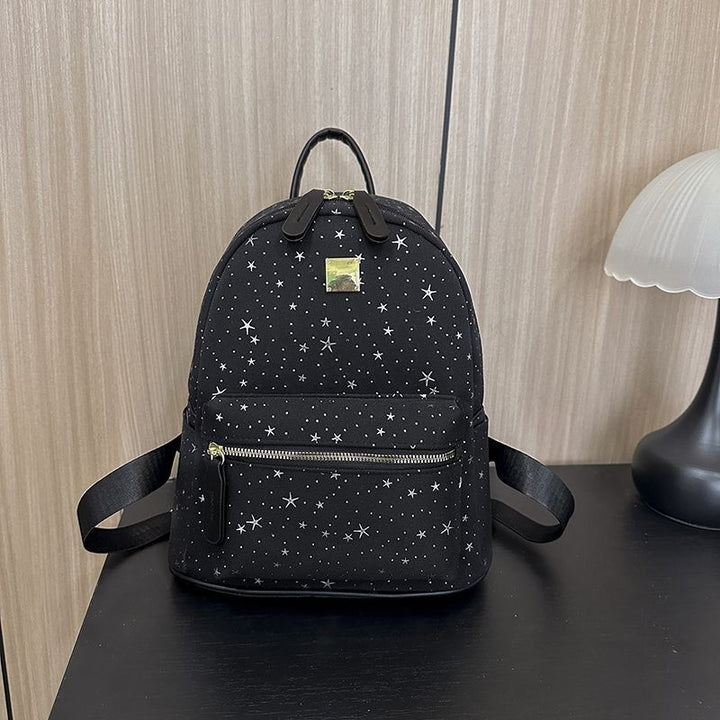 Damen Mini-Rucksack mit Sternenmuster Karnz