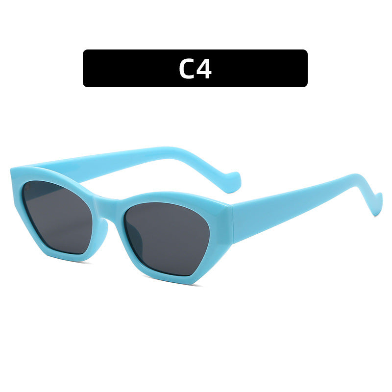 Trendy Katzenauge Sonnenbrille mit auffälligen Rahmen
