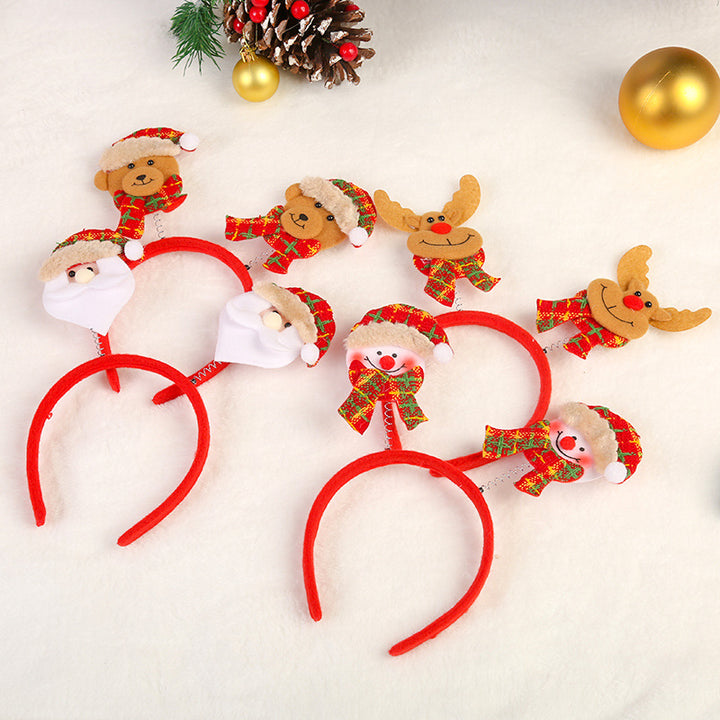 Lustige Weihnachts-Rentier-Haarreifen Karnz