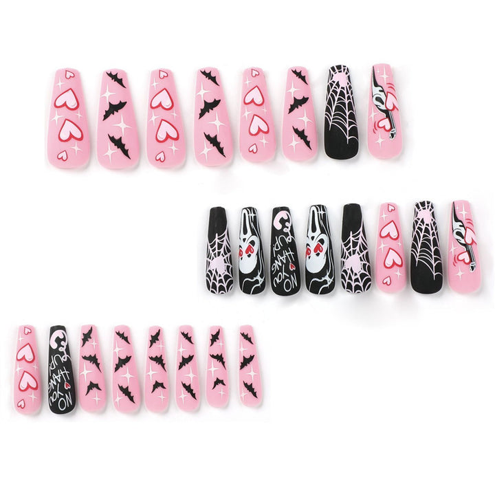 Thematisches Halloween Press-On Nagelset Karnz
