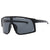 Damen sportliche Sonnenbrille mit integriertem UV-Schutz und großem Sichtfeld Karnz