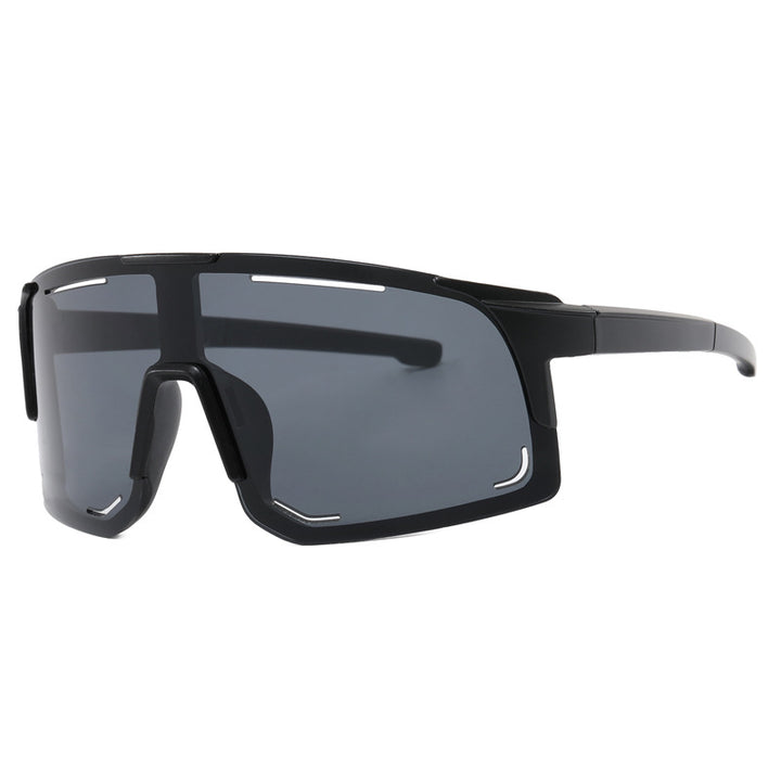 Damen sportliche Sonnenbrille mit integriertem UV-Schutz und großem Sichtfeld Karnz