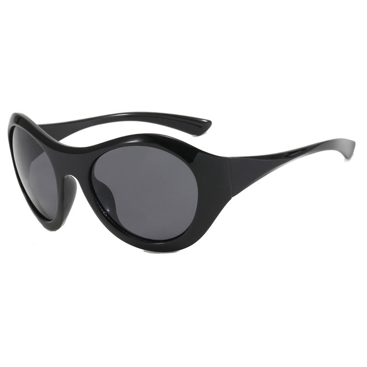 Damen Retro-inspirierte Sonnenbrille mit oversized Rahmen und schützenden Gläsern Karnz