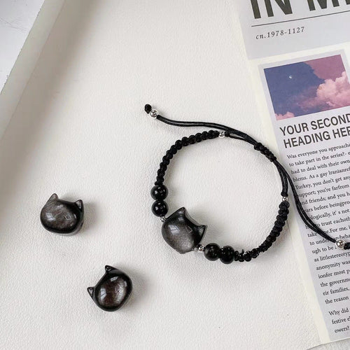 Katze-Themen Charm Armband Karnz
