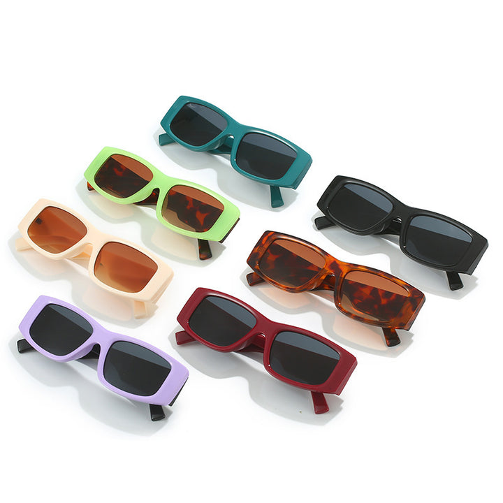 Chunky Retro-inspirierte quadratische Sonnenbrille Karnz