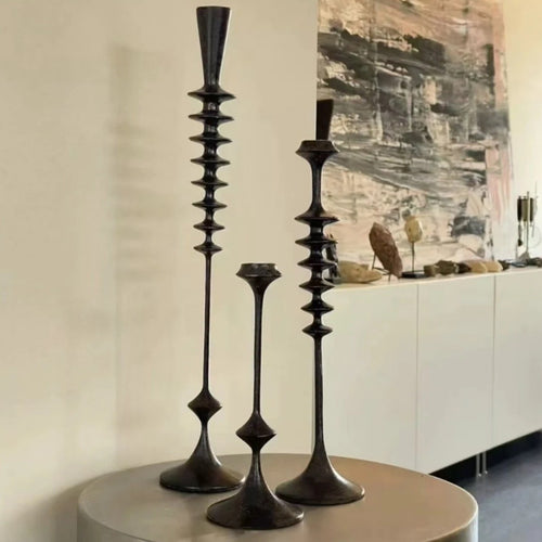 Künstlerisches Kerzenhalter-Set