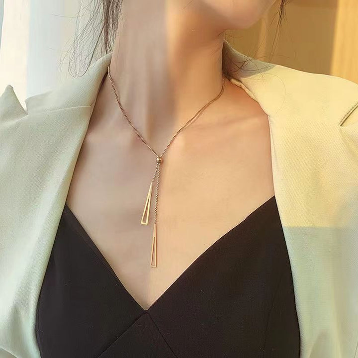 Elegante geschichtete Kettenhalskette Karnz