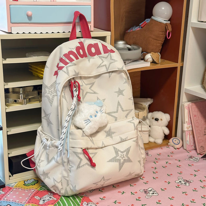 Sternen-Print Freizeit Rucksack