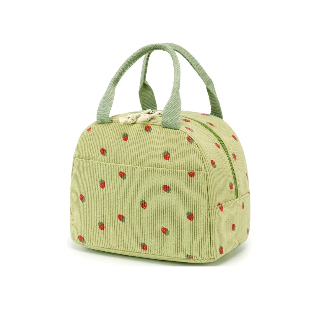 Isolierte Lunch-Tasche mit niedlichem Erdbeer-Druck