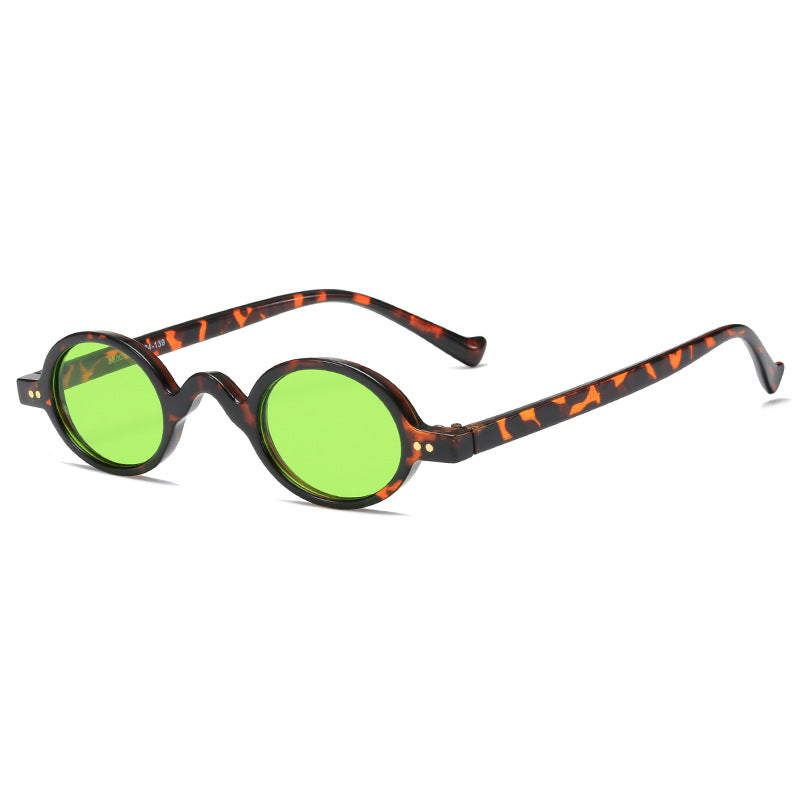 Damen runde Sonnenbrille im Retro-Stil Karnz
