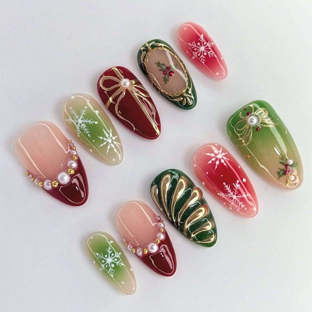 Elegante Kunstnagel-Designs Karnz