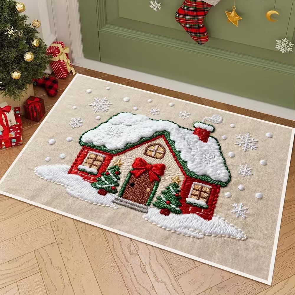 Dekorativer Weihnachts Fußmatte