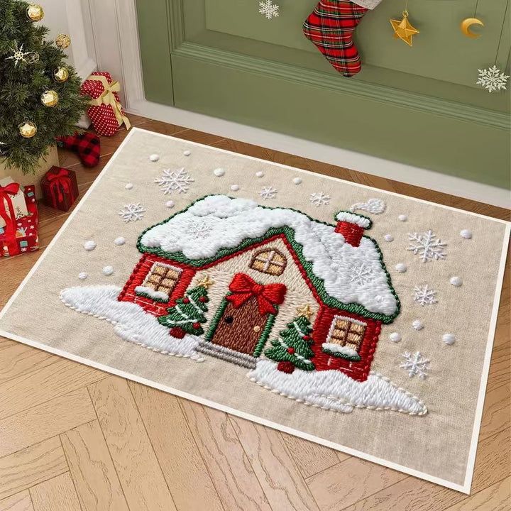 Dekorativer Weihnachts Fußmatte