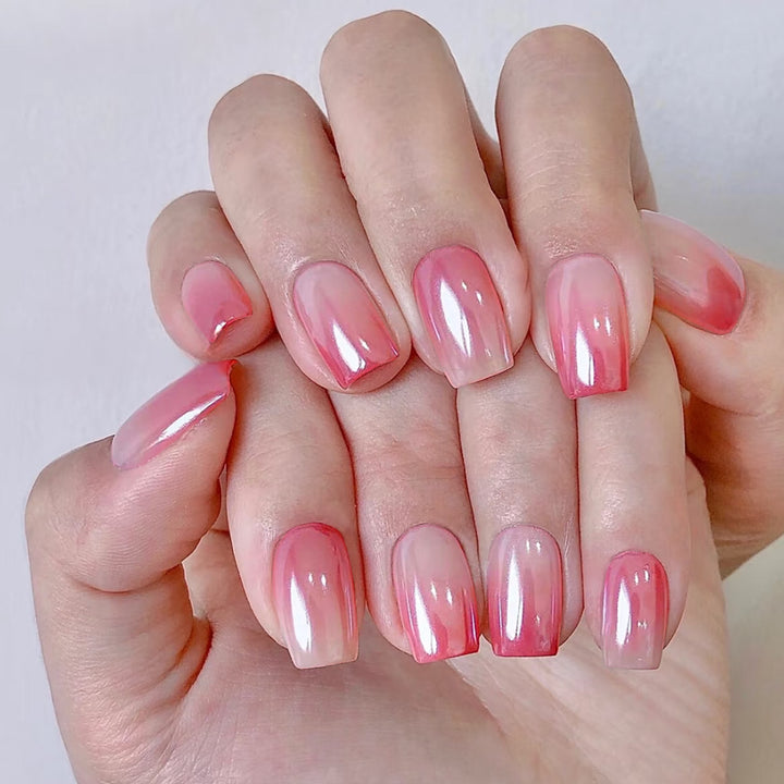 Ombre Glänzendes Press-On Nagel Set Karnz