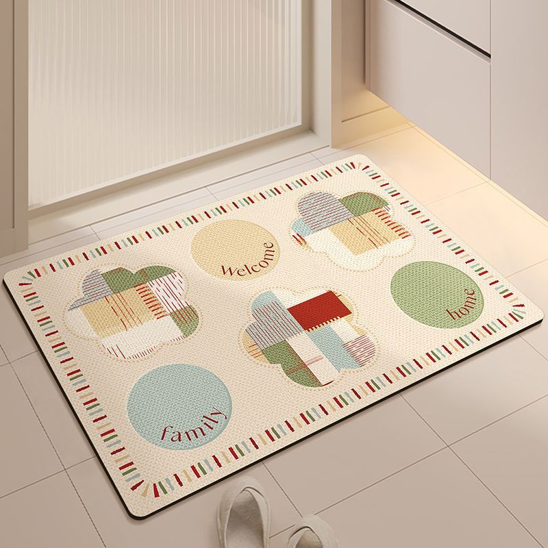 Badmatte für Badezimmerboden zu Hause