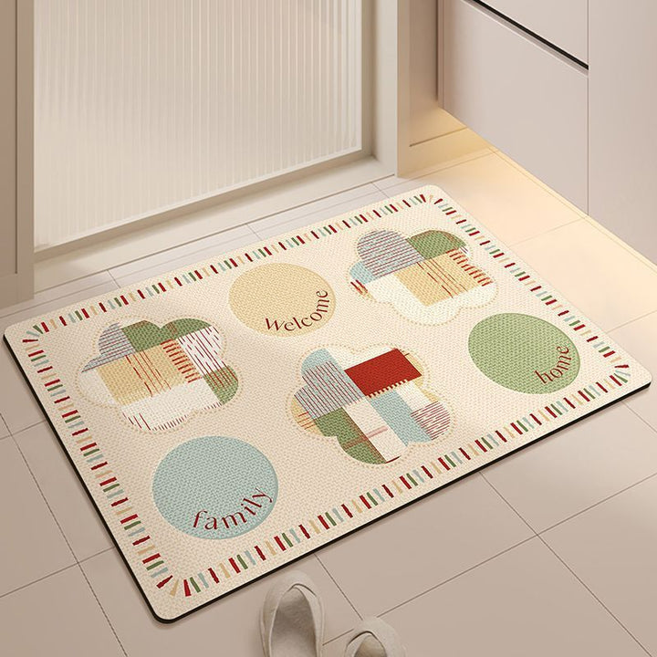Badmatte für Badezimmerboden zu Hause