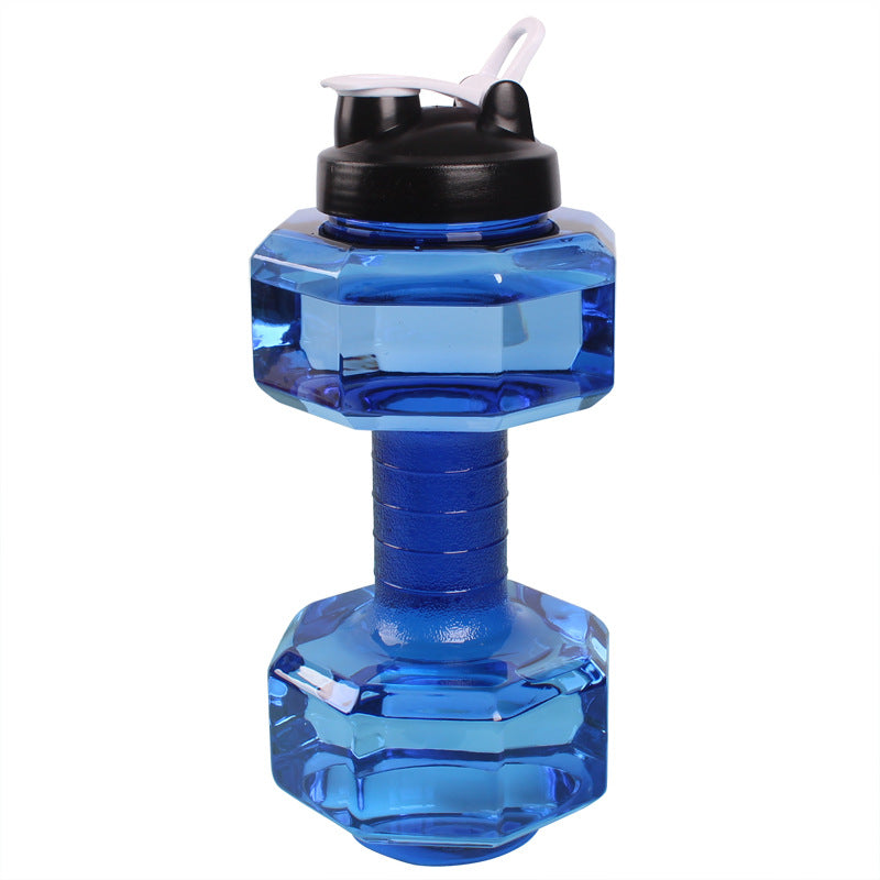 Unisex Fitness Wasserflasche in origineller Hantel-Form Karnz