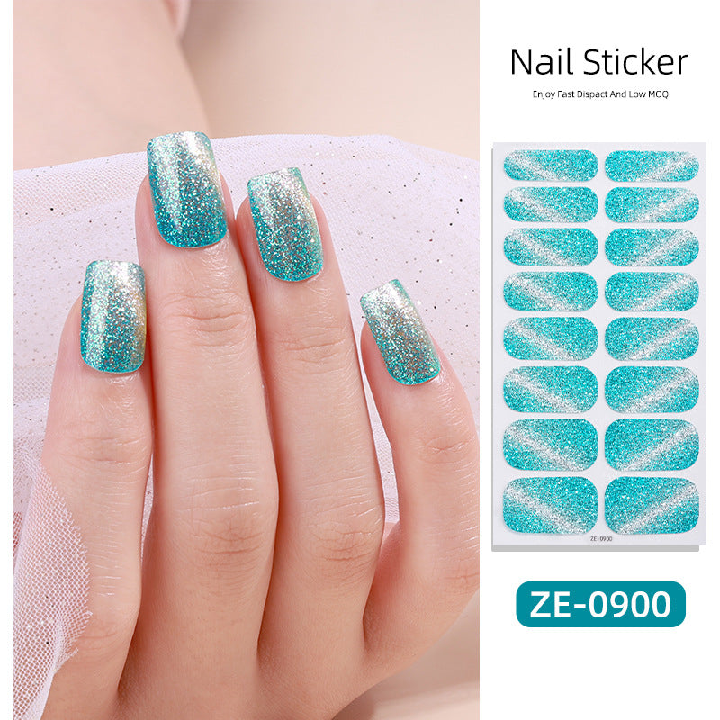 Ombre Glitter Nagel Wraps