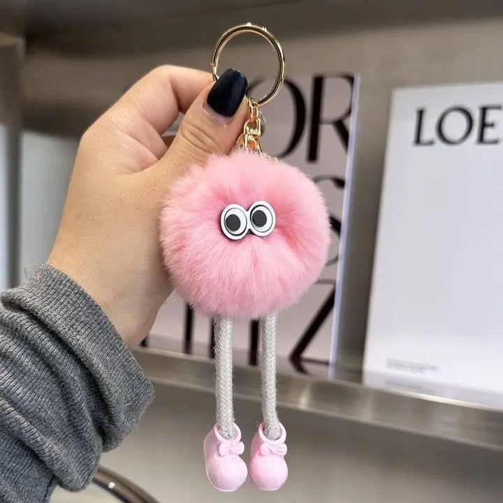 Spaß Fluffiger Charakter Schlüsselanhänger Karnz