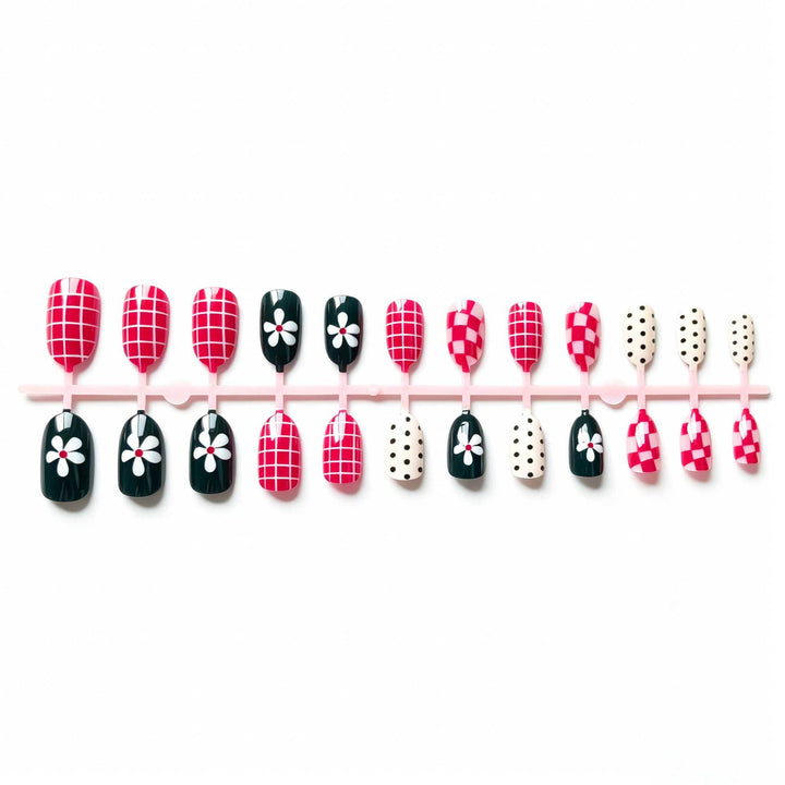 Künstlerisches Multi-Muster Nagelkunst-Set