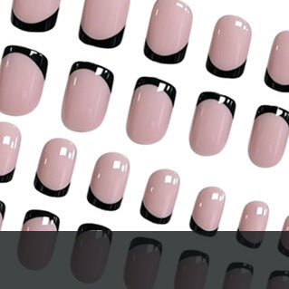 Stilvolle French Tip Gel-Nagelverstärkungen Karnz
