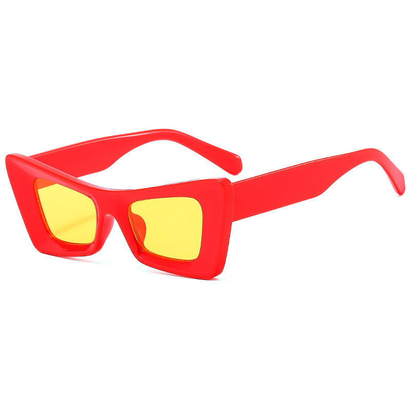 Damen trendige Sonnenbrille mit kantigem Design Karnz
