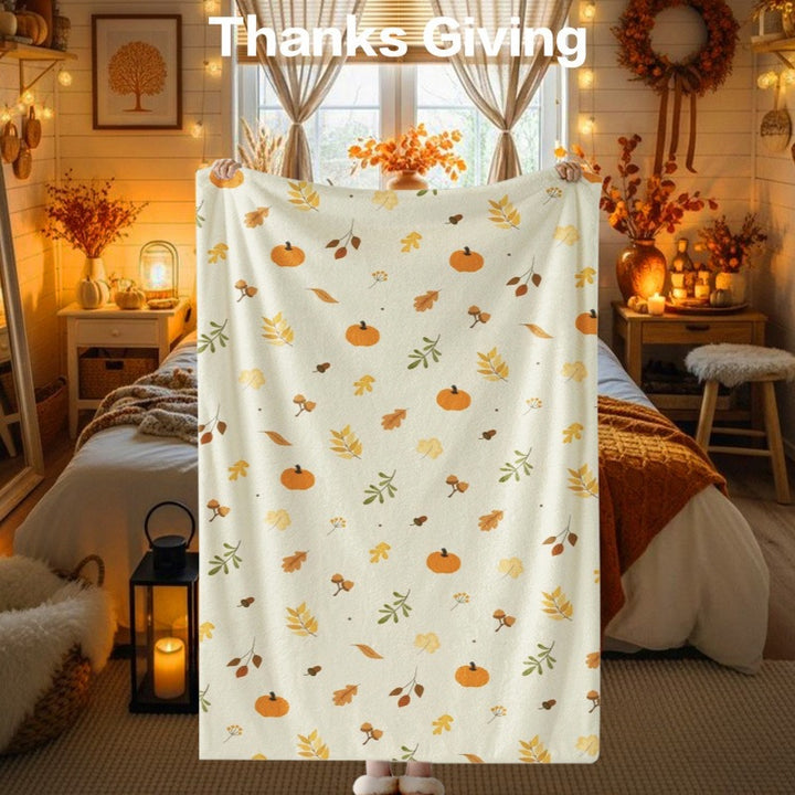 Thanksgiving-Themen Kuscheldecke