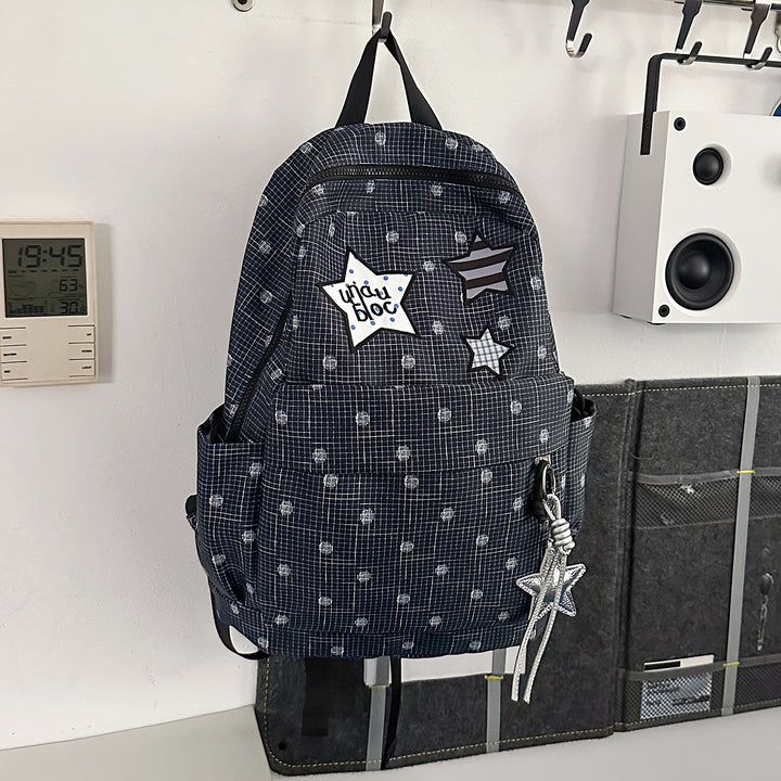 Polka-Dots-Musterer Casual Rucksack Karnz