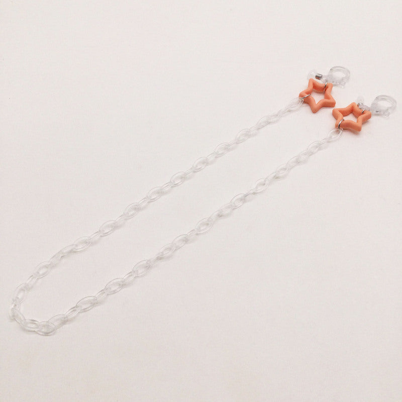 Modische Brillenhalterkette mit Sternenanhängern Karnz