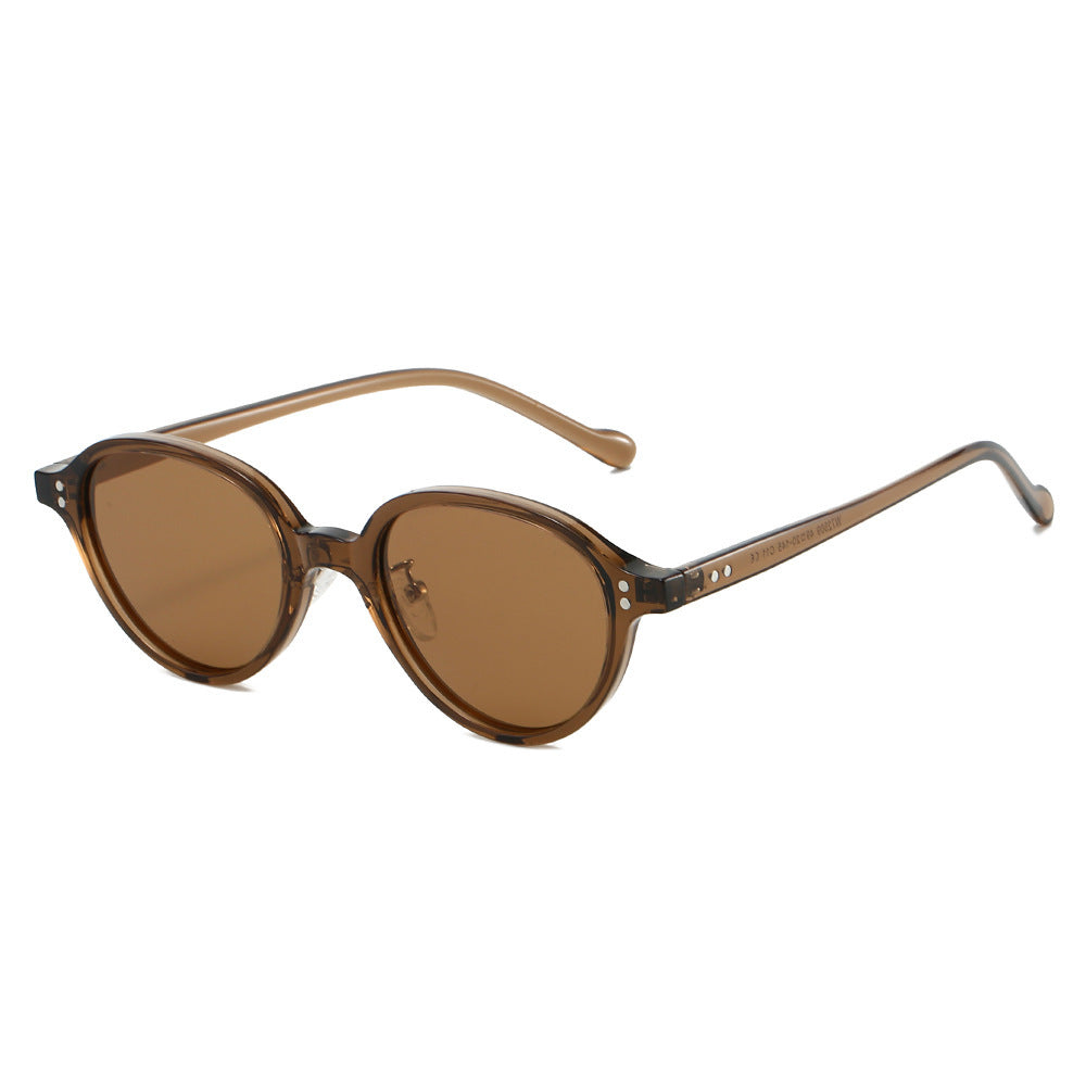 Damen Vintage-Inspirierte Sonnenbrille mit stilvollem ovalen Rahmen Karnz