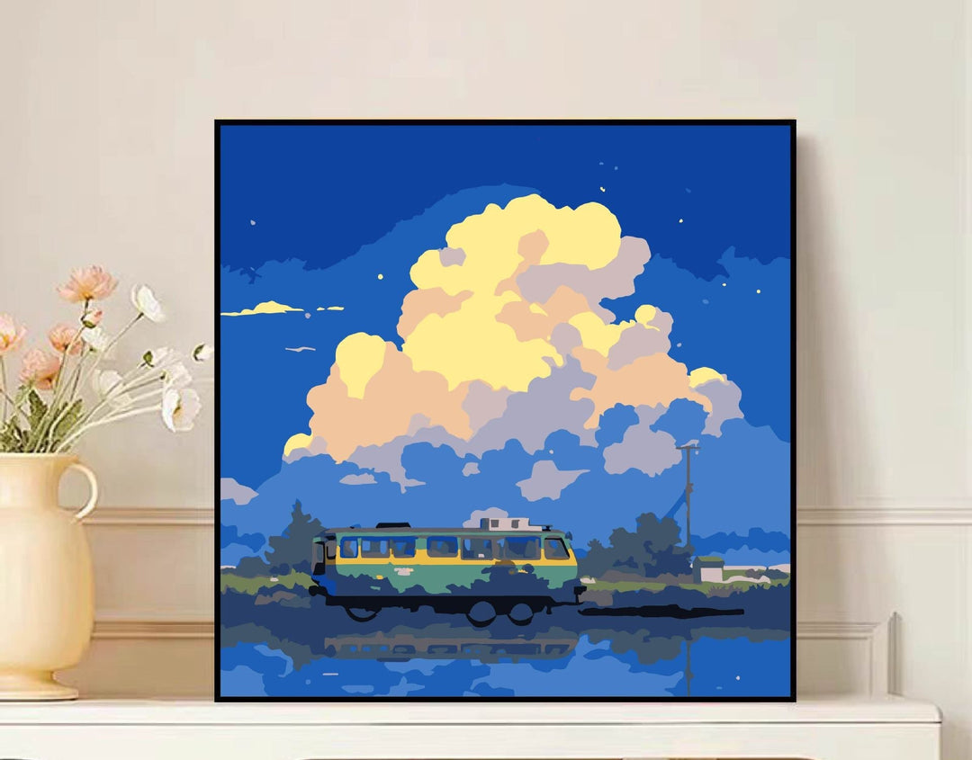 Scenic Mountain Landscape Leinwandkunst Karnz