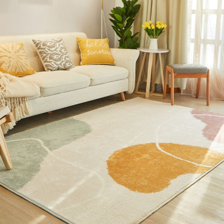 Abstraktes Design Boden Teppich Karnz