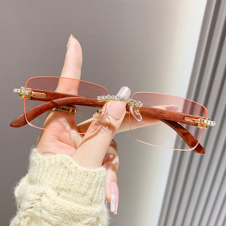 Damen elegante Sonnenbrille mit einzigartigem Rahmen Karnz