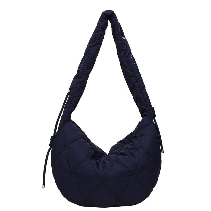 Gep quiltete Herzmuster Handtasche