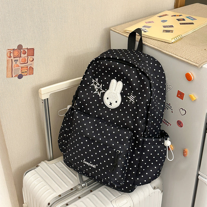 Spaß Polka Dot Charakter Design Rucksack
