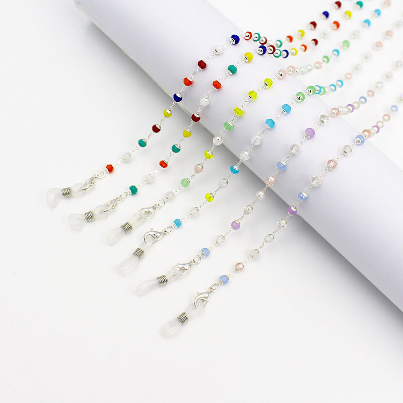 Stylische Perlen-Brillen-Kette Karnz