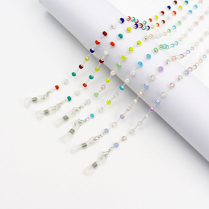 Stylische Perlen-Brillen-Kette Karnz