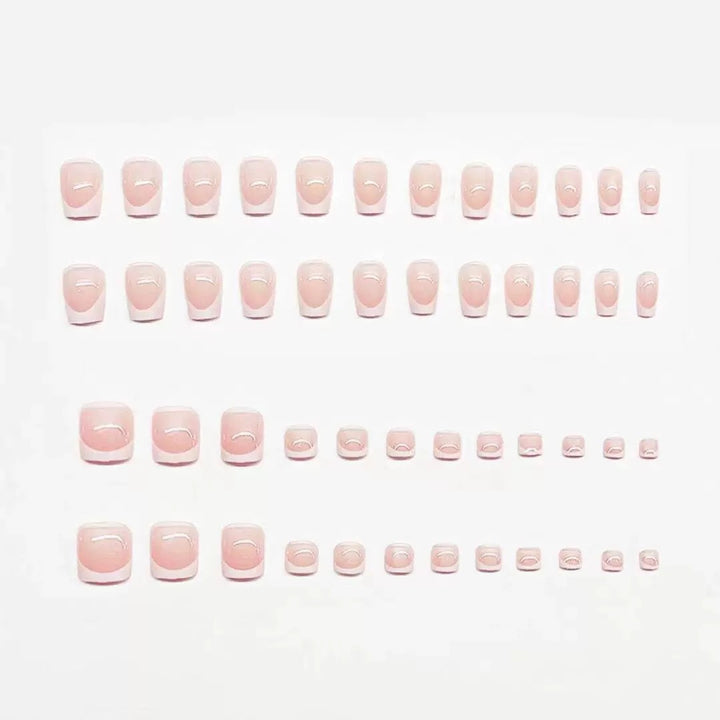 French Tip Nagelkunst Set Karnz