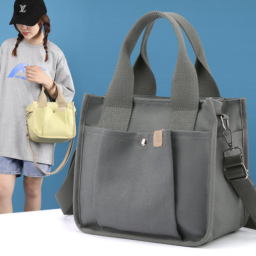 Multi-Pocket Tote Bag Karnz