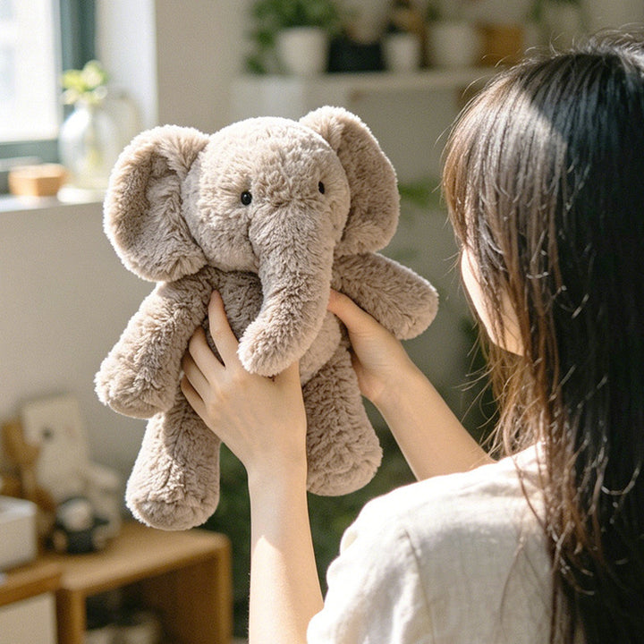 Liegender Plüsch-Elefant Körperkissen Kuscheltier Karnz