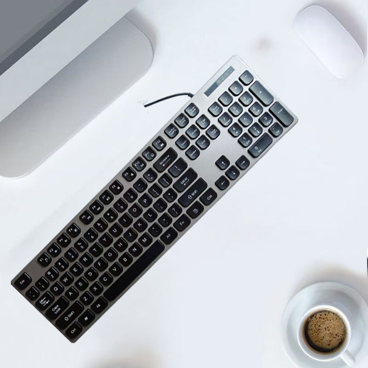Kabelgebundene Multimedia-Tastatur mit Ergonomischem Design Karnz