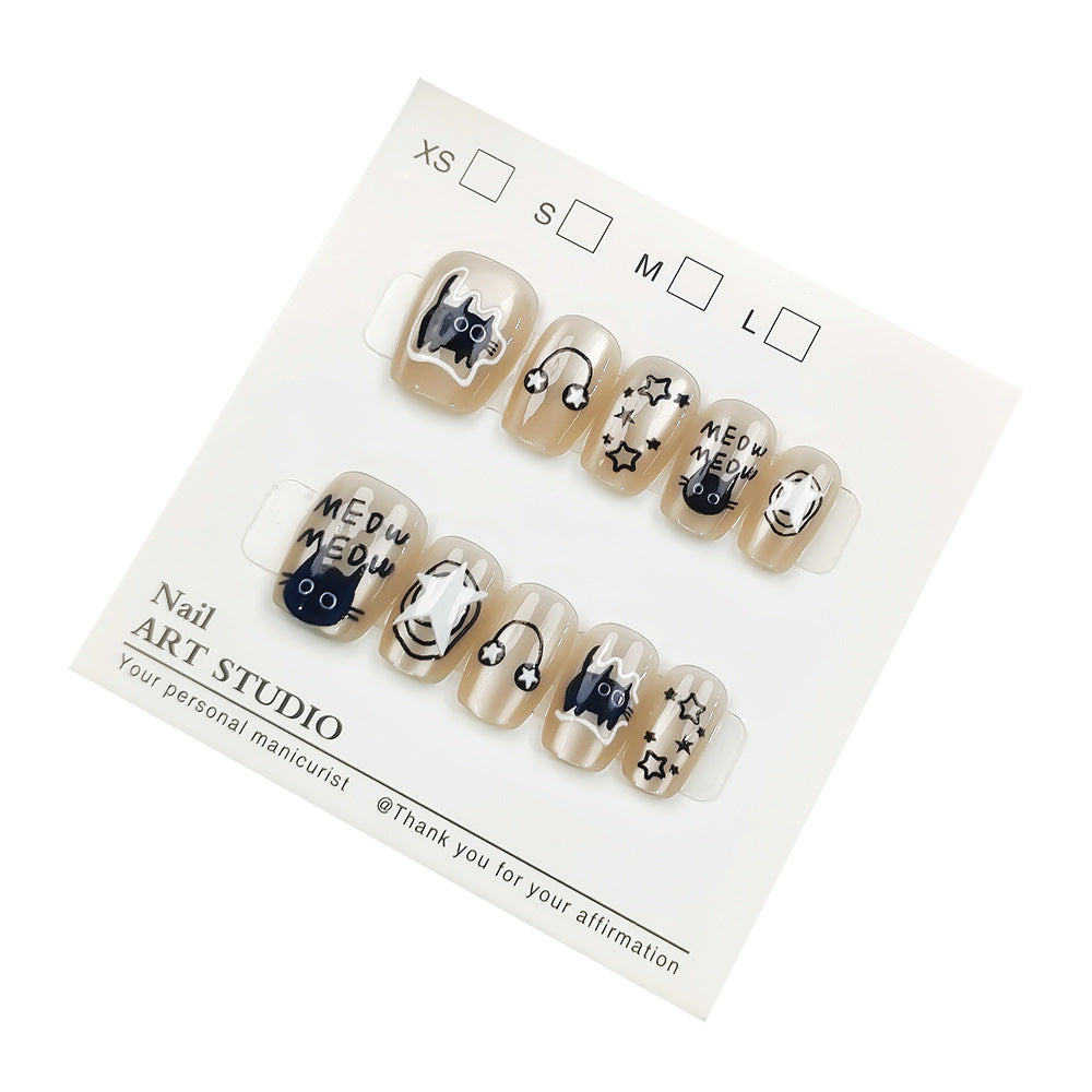 Künstliche Nagelspitzen mit Schimmerndem Design Karnz