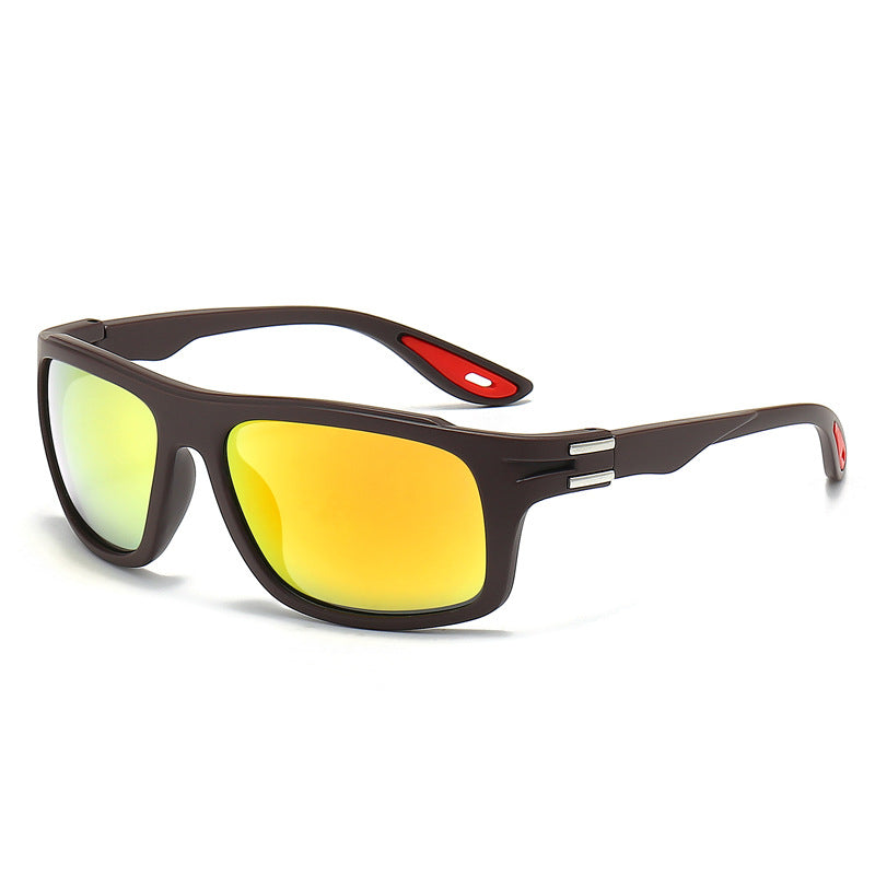 Herren Sportliche Sonnenbrille mit polarisierten Gläsern und stoßfestem Rahmen Karnz