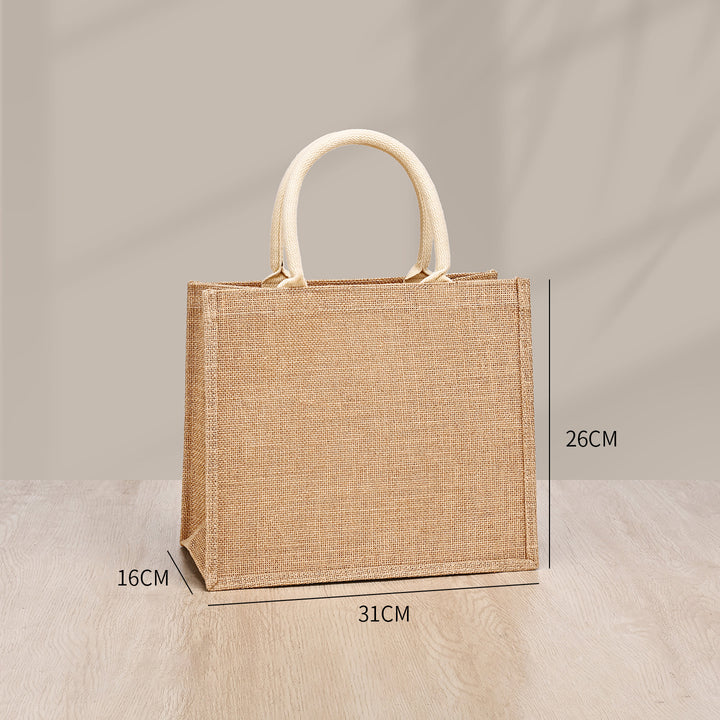 Umweltfreundliche Jute-Tragetasche Karnz